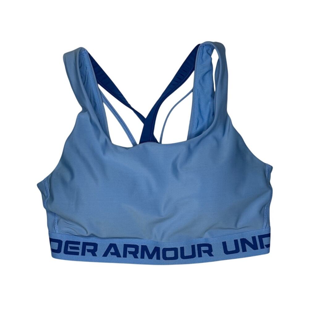 Under Armour Mid Crossback Strappy Sports Bra Size Large